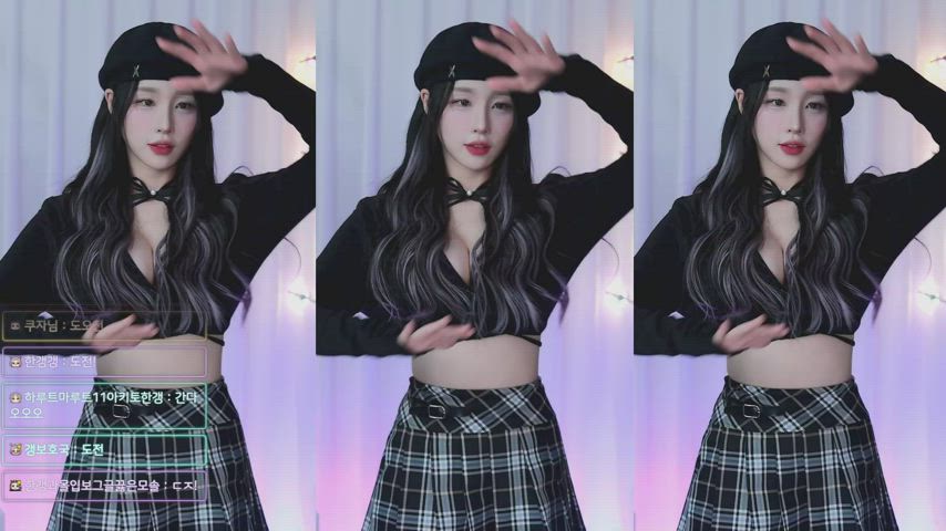 asian big tits dancing korean gif