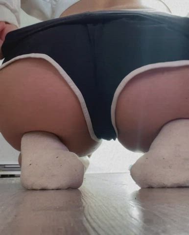 ass panties strip gif