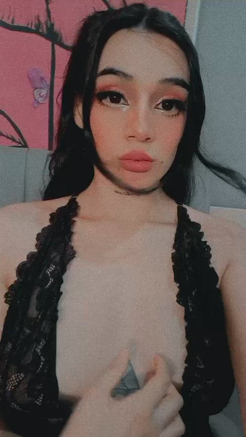 amateur kawaii girl latina lingerie onlyfans stripchat teen tits gif