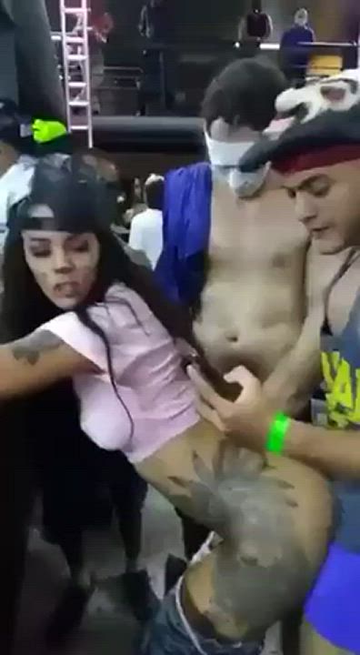 Ass Ass Clapping Costume Couple Doggystyle Real Couple Sex Toy Standing Doggy Tattoo