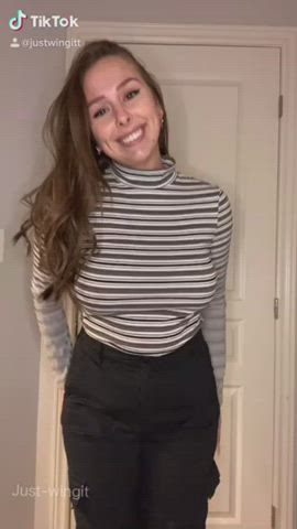 MILF Stripping and Showing Off Her Traits!