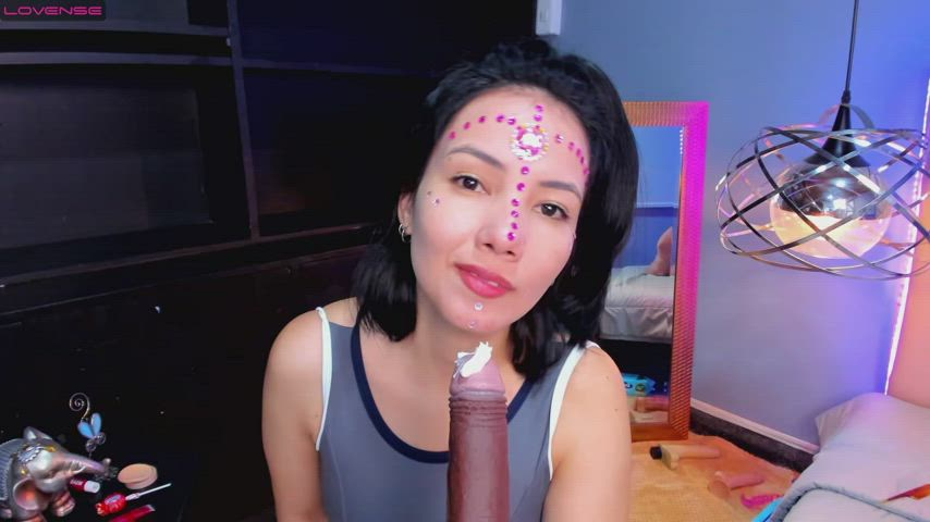 [samantharey1] Delicious cock with milk mmmm i love it on my mouth!!