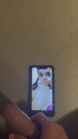 Cum Masturbating Tribute gif