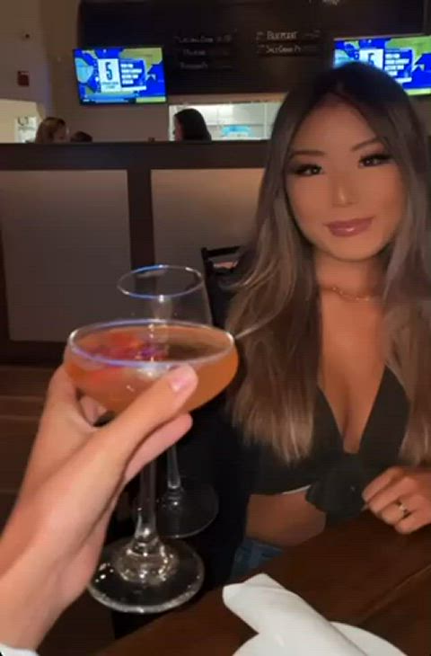 asian cute teen tits gif