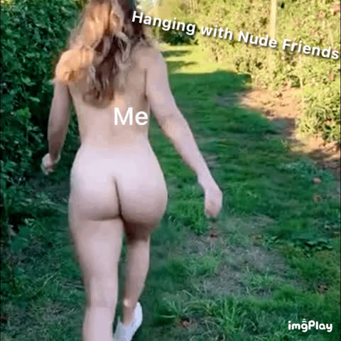 naked nude nudist outdoor gif