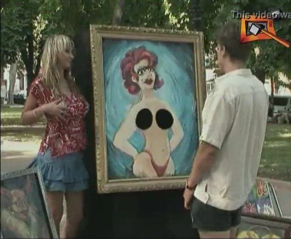 This Painting Is Missing Some Boobs!