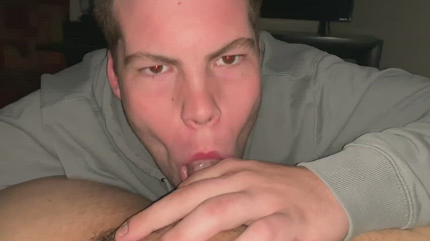NSFW Sucking Swallowing gif