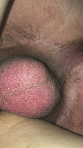 Let this short and fat daddy with a small dick breed my ass. Audibly plops out of