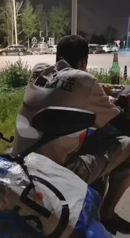 blowjob outdoor public gif