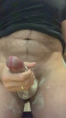 cock shaving thick gif