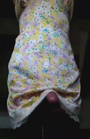 I think there's something under my dress... 🤭