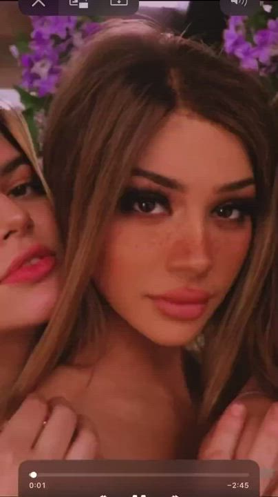 Lesbian Nude Threesome gif