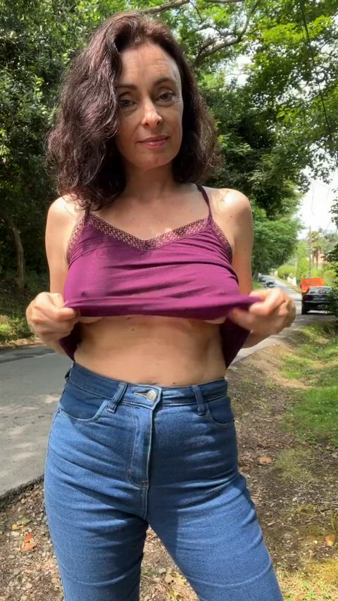 Would you fuck a MILF in public?