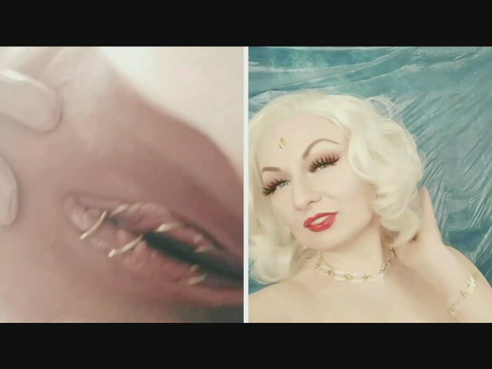 Blonde Boobs Pussy gif