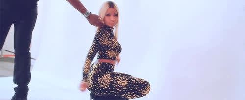 Big Ass Big Tits Blonde Celebrity Ebony Nicki Minaj gif