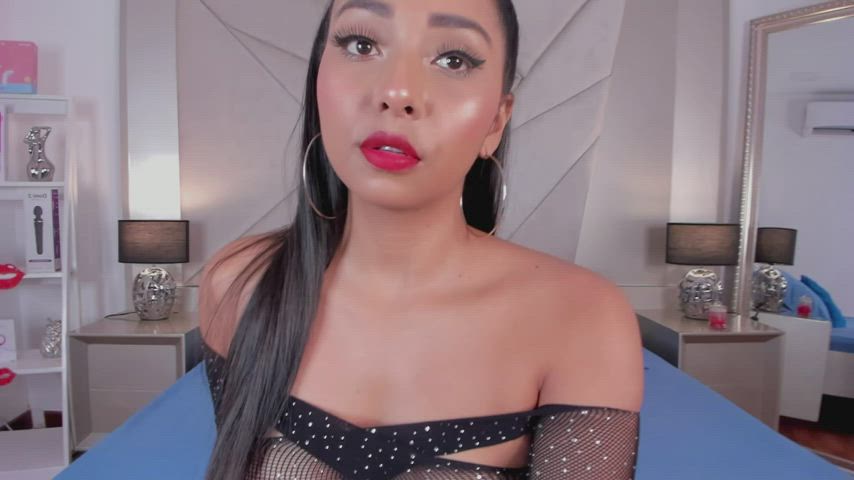 amateur boobs chaturbate latina lesbian lingerie solo streamate tits gif