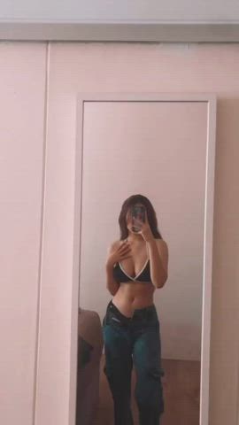 Big Tits Boobs Asian gif