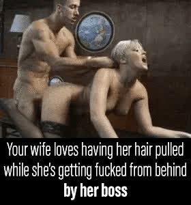 Blonde Boss Cheating Cuckold Doggystyle Hair Pulling Hardcore Office Rough Stockings