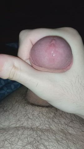 cock masturbating precum gif