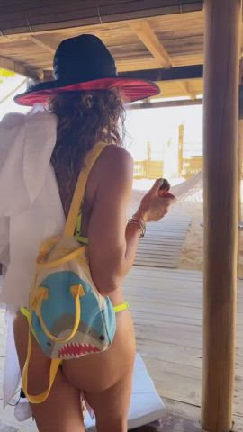 bikini brazilian celebrity jiggling milf model gif