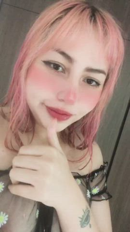 asian jerk off solo gif