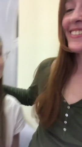 cute kissing lesbian gif