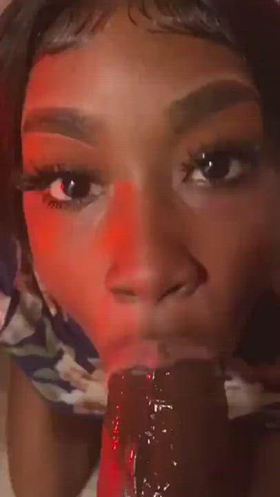 Ebony blowjob