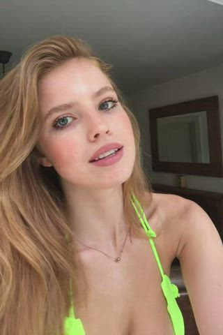 babe big tits bikini gif
