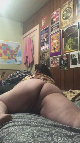 ass ass clapping bbw spread gif