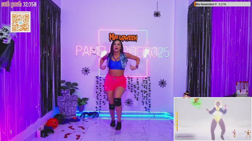 abs dancing latina legs gif