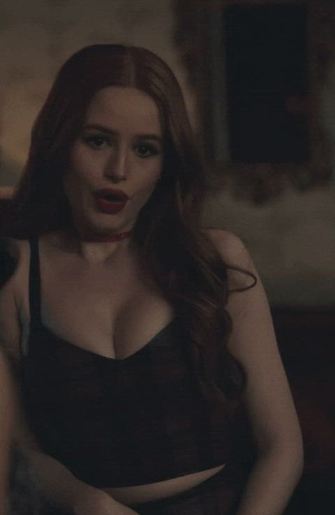 celebrity madelaine petsch redhead gif