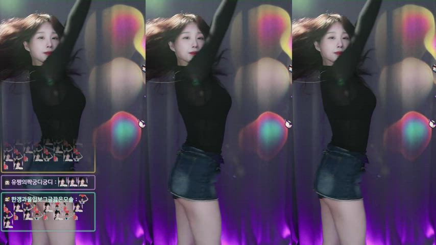 asian big tits dancing korean gif