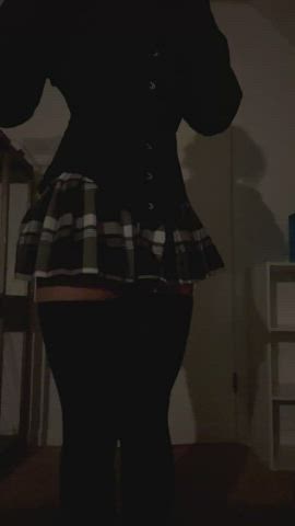 ass bubble butt femboy sissy sissy slut skirt gif