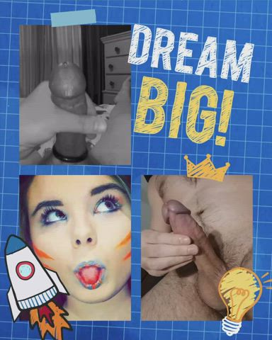 babecock cock cum cumshot friends masturbating gif