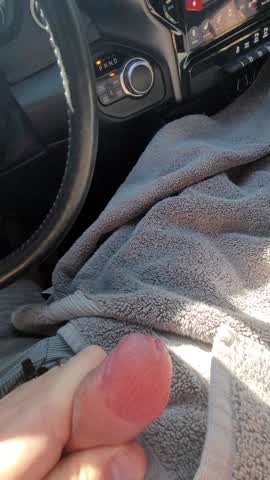 Just a come cum in the car