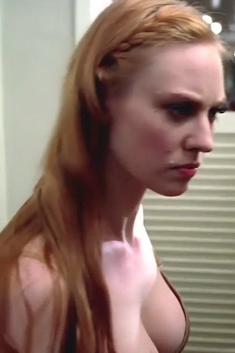 actress boobs bra brazzers celebrity cleavage deborah ann woll natural tits redhead