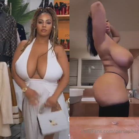 big tits ebony tits gif