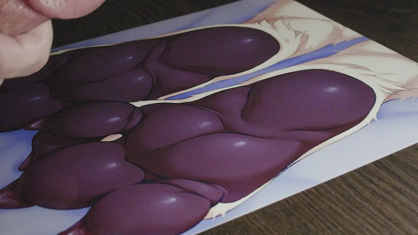 Cum Feet Fetish Hentai Tribute gif