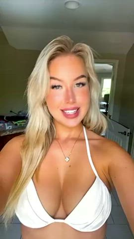 big tits bikini blonde tiktok white girl bikinis gif