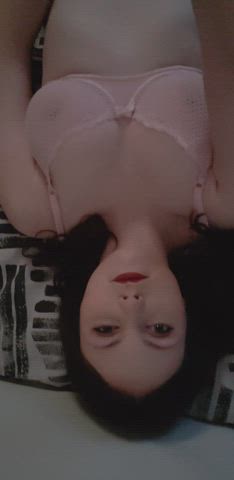 bra brunette masturbating natural tits panties petite pussy sheer clothes skinny