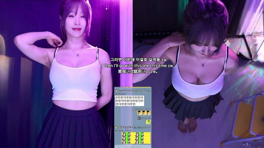 asian big tits dancing korean gif