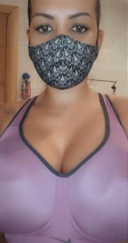 big ass big tits boobs natural tits gif