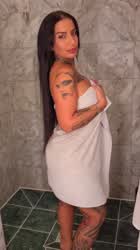 Latina Shower Tattoo gif