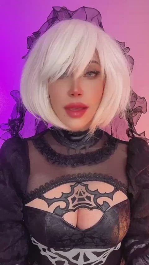 Bride 2B cosplay from NieR: Automata by Felicia Vox