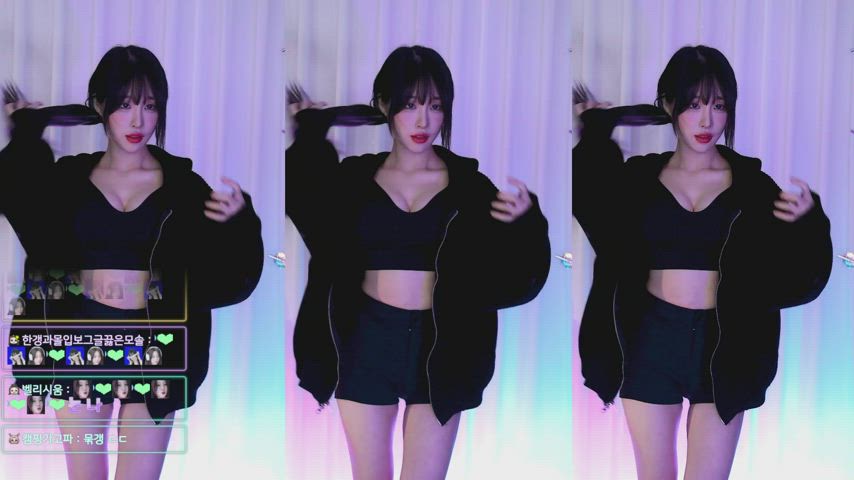 asian big tits dancing korean gif