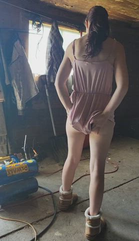 (m/f) love the way she say hi when I'm in the garage