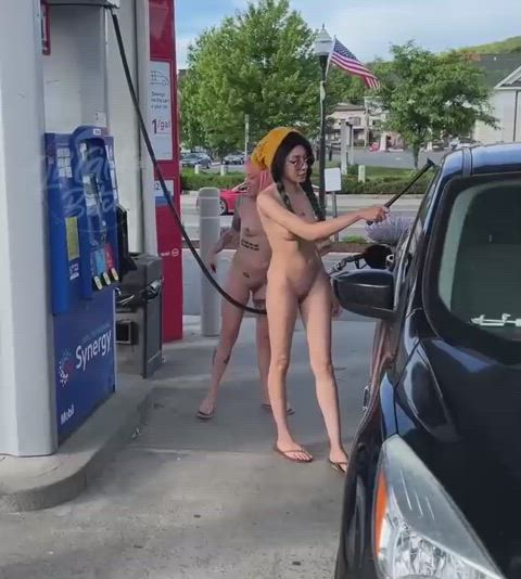 group nude public gif