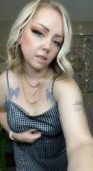 BBW Big Tits Blonde Bouncing Tits MILF Titty Drop gif