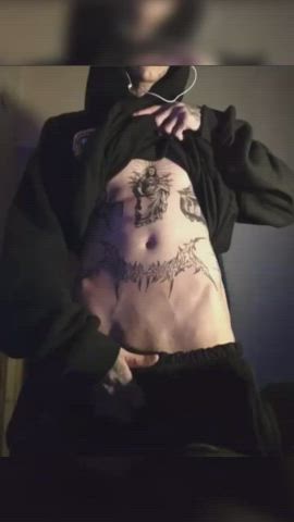 big dick skinny tattoo underwear gif