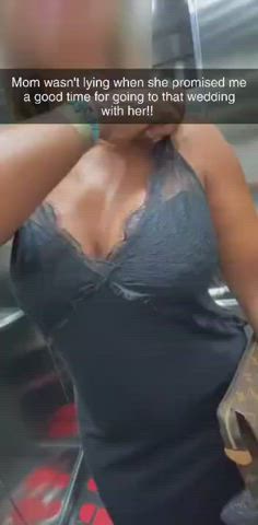 amateur big tits blonde caption family milf mom public son gif
